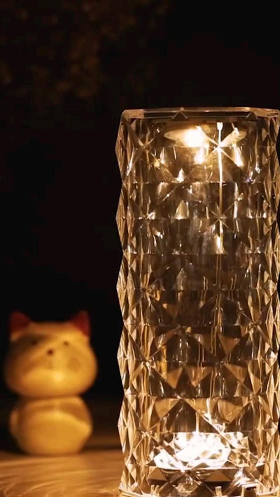 LED Crystal Diamond Table Lamp - Elegant Lighting for Your Home Decor