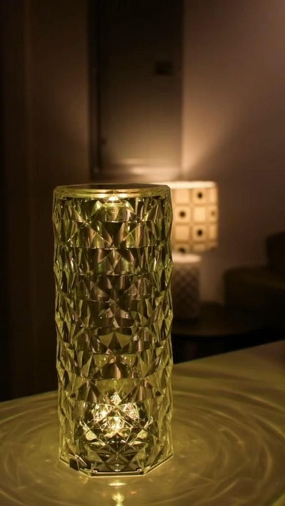 LED Crystal Diamond Table Lamp - Elegant Lighting for Your Home Decor